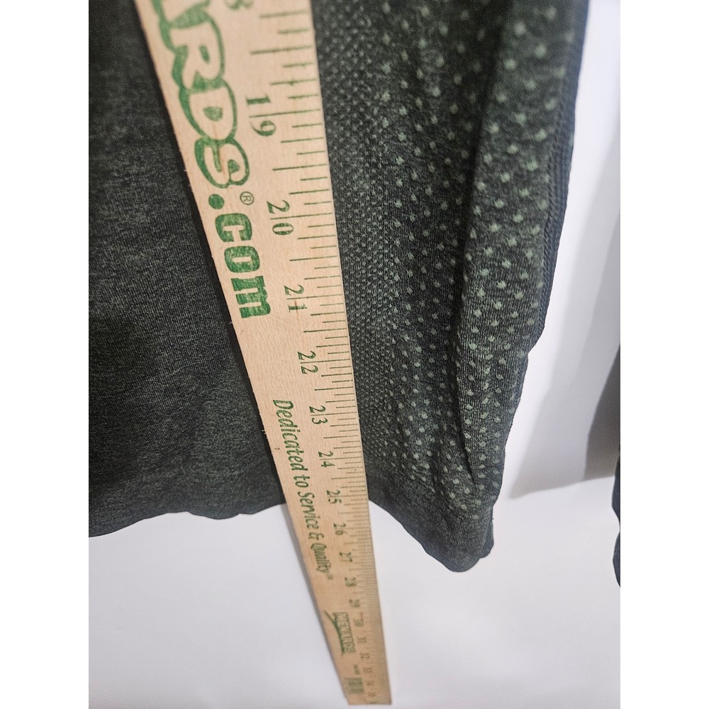 FIGS Seamless Long Sleeve Performance Top Green Heather W22KW1010 Womens Medium - Picture 6 of 7